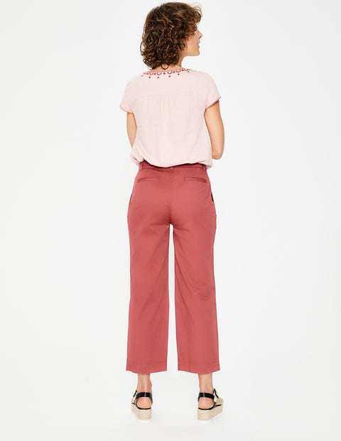 Helena 7/8-Chinohose - Rot Helena 7/8-Chinohose - Rot