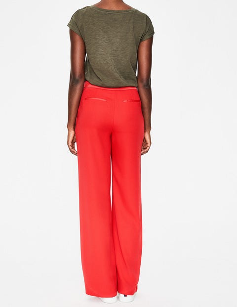 Exeter Wide Leg Pants - Red Pop Exeter Wide Leg Pants - Red Pop