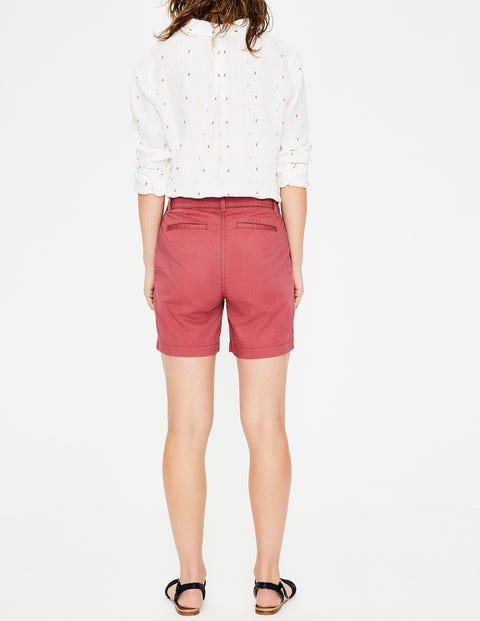 Helena Chino Shorts - Rouge Helena Chino Shorts - Rouge