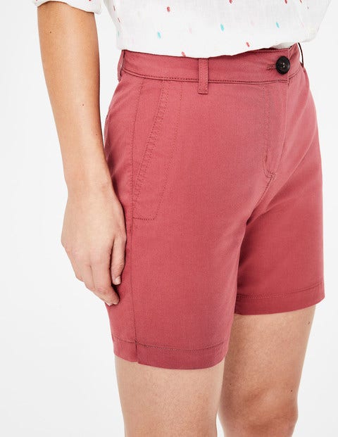 Helena Chino Shorts - Rouge Helena Chino Shorts - Rouge