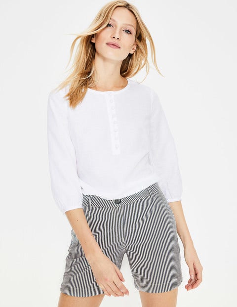 Short chino Helena - Rayé style coutil Short chino Helena - Rayé style coutil