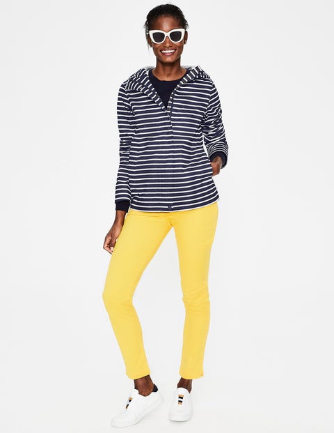 Riley Waterproof Jacket - Navy and Ivory Stripe Riley Waterproof Jacket - Navy and Ivory Stripe
