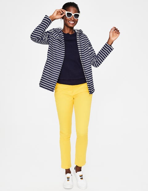Riley Waterproof Jacket - Navy and Ivory Stripe Riley Waterproof Jacket - Navy and Ivory Stripe