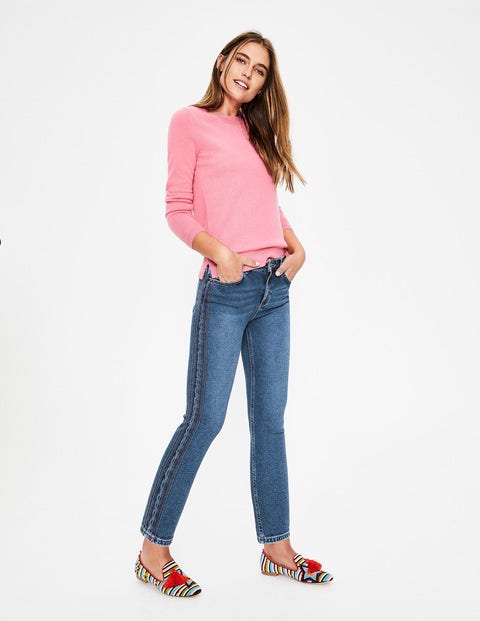 Cambridge Embroidered Jeans - Rainbow Stitch Cambridge Embroidered Jeans - Rainbow Stitch