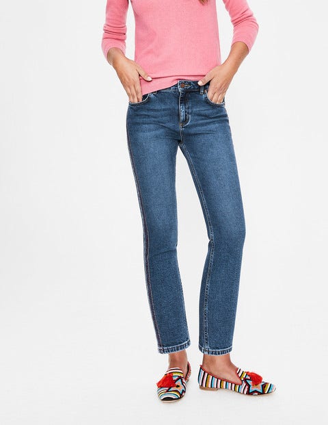 Cambridge Embroidered Jeans - Rainbow Stitch Cambridge Embroidered Jeans - Rainbow Stitch