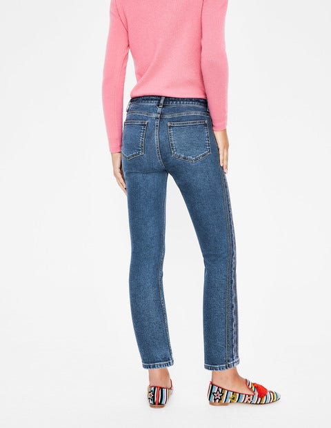 Cambridge Embroidered Jeans - Rainbow Stitch Cambridge Embroidered Jeans - Rainbow Stitch