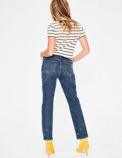 Cambridge Embroidered Jeans - Embroidered Cambridge Embroidered Jeans - Embroidered