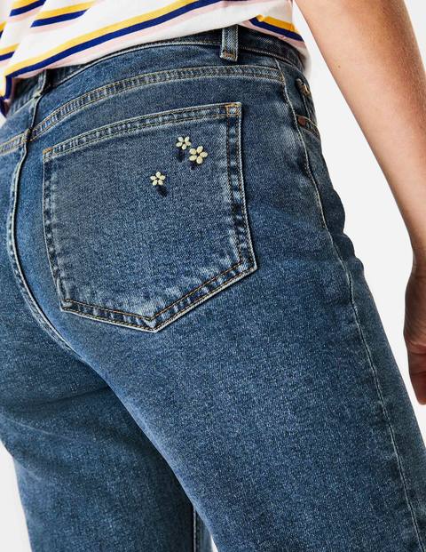 Cambridge Embroidered Jeans - Embroidered Cambridge Embroidered Jeans - Embroidered