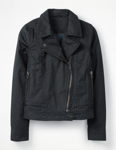 Wren Biker Jacket - Navy Wren Biker Jacket - Navy