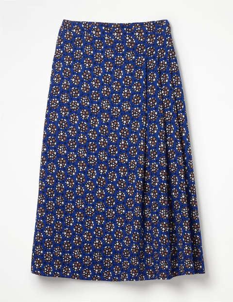 Saskia Midi Skirt - Lapis & Soft Truffle Star Saskia Midi Skirt - Lapis & Soft Truffle Star