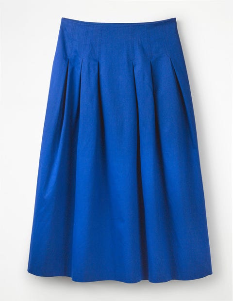 Theodora Pleated Skirt - Cobalt Theodora Pleated Skirt - Cobalt