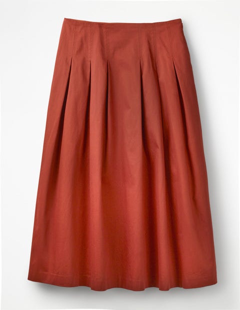 Theodora Pleated Skirt - Conker Theodora Pleated Skirt - Conker