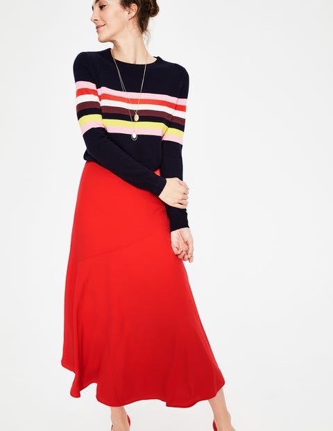 Alina Midi Skirt - Red Pop Alina Midi Skirt - Red Pop