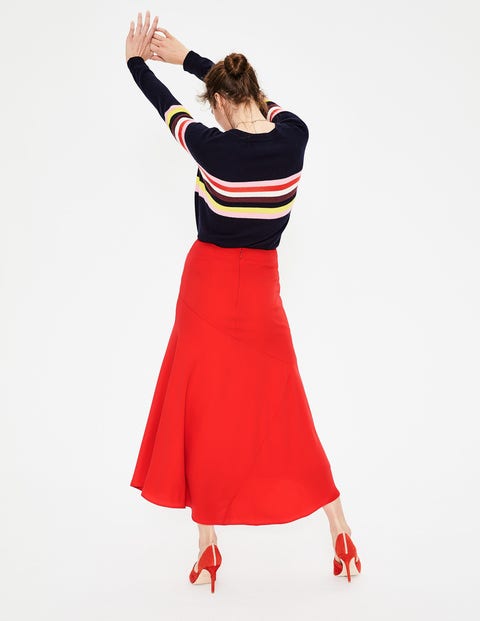 Alina Midi Skirt - Red Pop Alina Midi Skirt - Red Pop