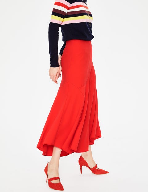Alina Midi Skirt - Red Pop Alina Midi Skirt - Red Pop
