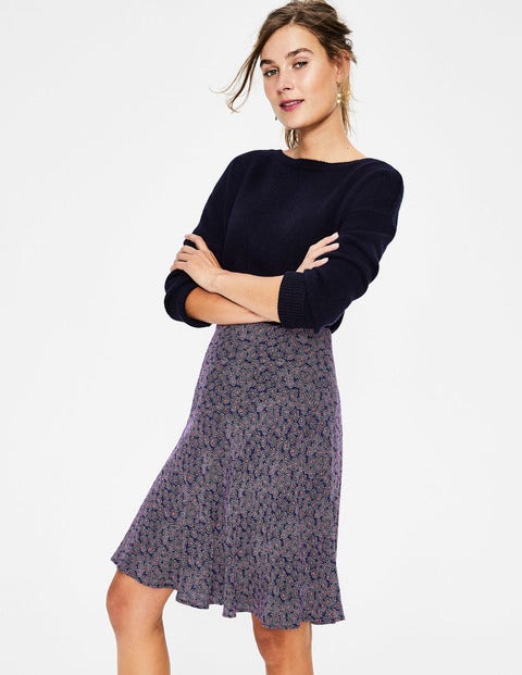 Virginia Skirt - Navy, Floral Spray Virginia Skirt - Navy, Floral Spray
