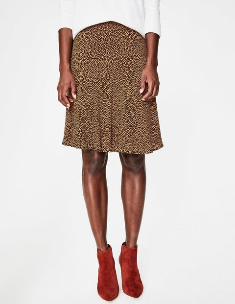 Virginia Skirt - Black and Soft Truffle Spot Virginia Skirt - Black and Soft Truffle Spot