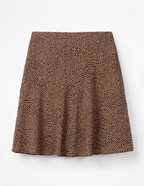 Virginia Skirt - Black and Soft Truffle Spot Virginia Skirt - Black and Soft Truffle Spot