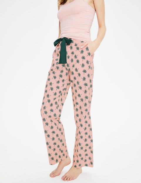Suzie Pyjamahose - Altrosa, Urlaubspalme Suzie Pyjamahose - Altrosa, Urlaubspalme