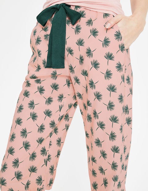 Suzie Pyjamahose - Altrosa, Urlaubspalme Suzie Pyjamahose - Altrosa, Urlaubspalme