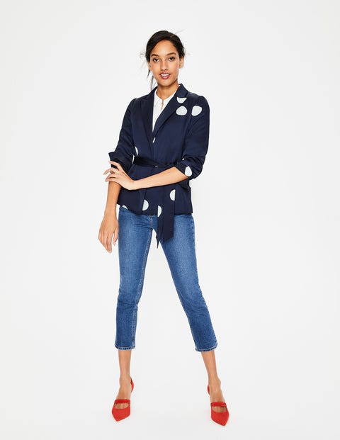Rhea Blazer - Navy, Mega Spot Rhea Blazer - Navy, Mega Spot