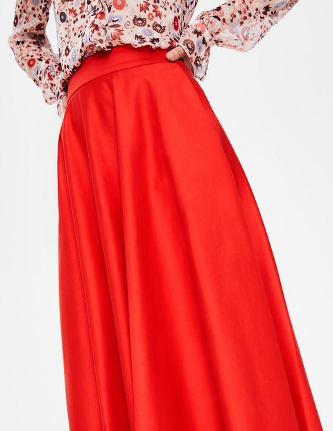 Delilah Midi Skirt - Red Pop Delilah Midi Skirt - Red Pop