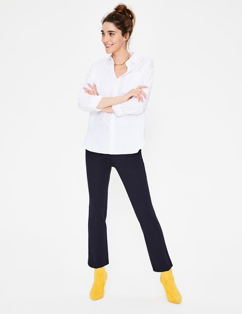 Hampshire Crop Flare Pants - Navy Hampshire Crop Flare Pants - Navy
