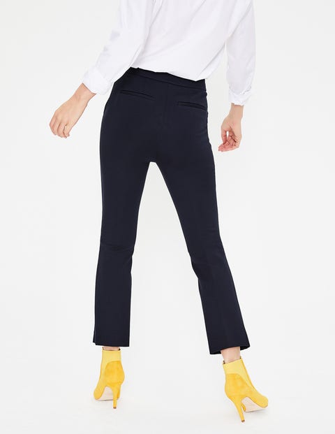 Hampshire Crop Flare Pants - Navy Hampshire Crop Flare Pants - Navy
