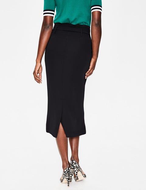 Jupe Melina À Taille Froncée - Noir Jupe Melina À Taille Froncée - Noir