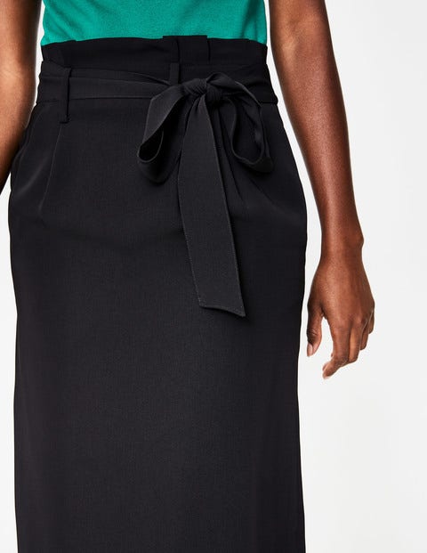 Jupe Melina À Taille Froncée - Noir Jupe Melina À Taille Froncée - Noir