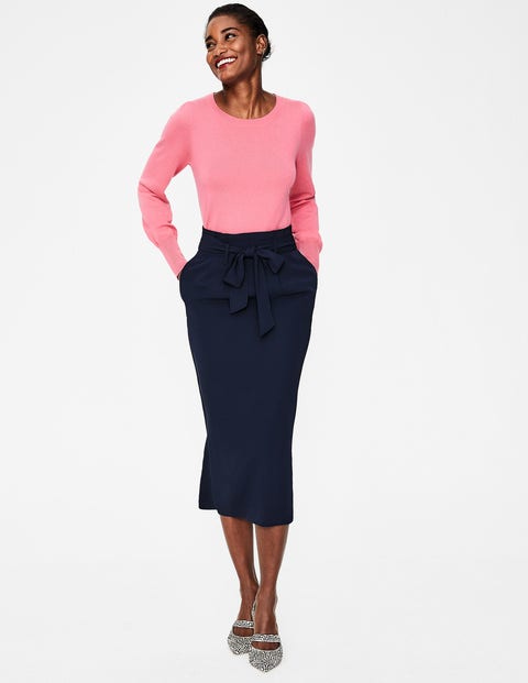 Melina Paperbag Skirt - Navy Melina Paperbag Skirt - Navy