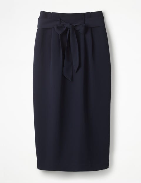 Melina Paperbag Skirt - Navy Melina Paperbag Skirt - Navy