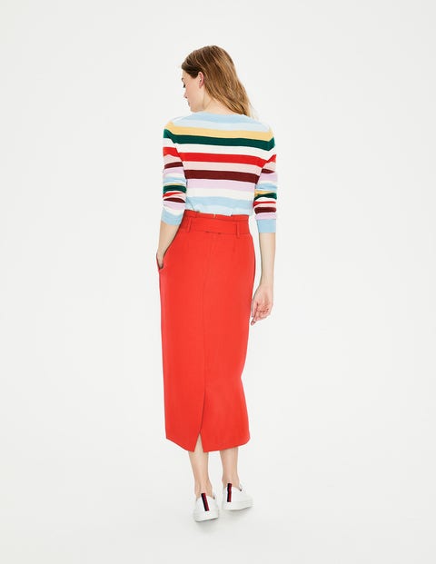 Melina Paperbag Skirt - Red Pop Melina Paperbag Skirt - Red Pop