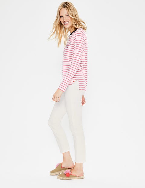 Cambridge Ankle Skimmer Jeans - Ecru Cambridge Ankle Skimmer Jeans - Ecru