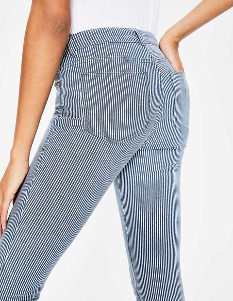 Cambridge Ankle Skimmer Jeans - Ticking Stripe Cambridge Ankle Skimmer Jeans - Ticking Stripe