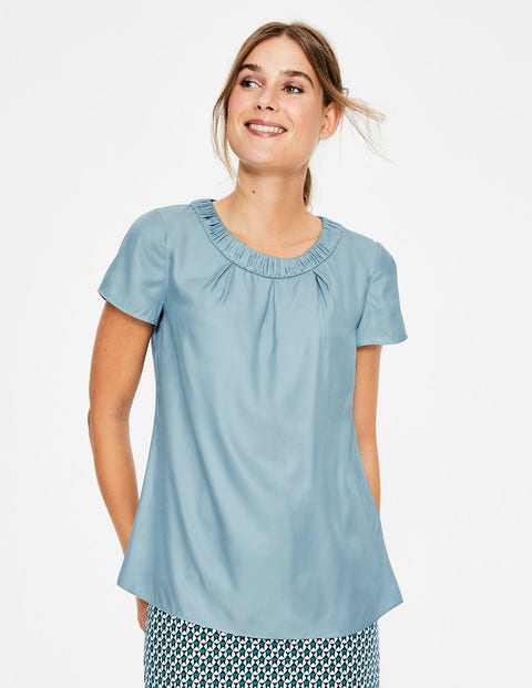 Carey Top - Heron Blue Carey Top - Heron Blue