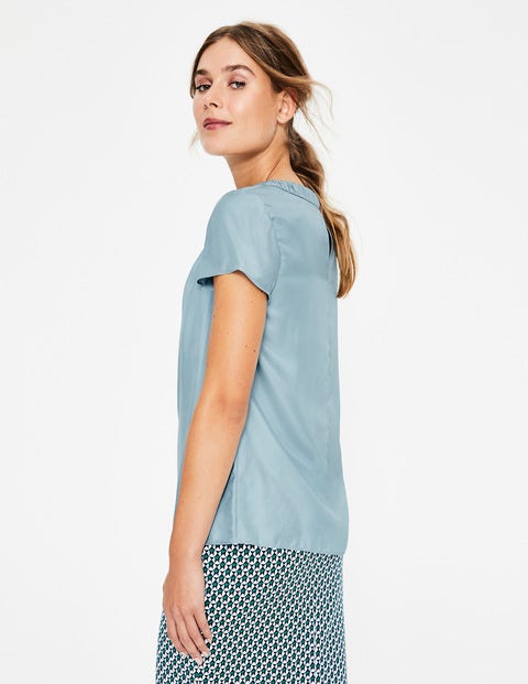 Carey Top - Heron Blue Carey Top - Heron Blue