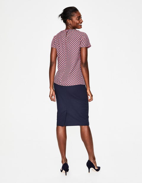 Carey Top - Red Pop Graphic Geo Carey Top - Red Pop Graphic Geo