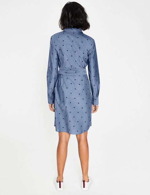 shirt dress navy