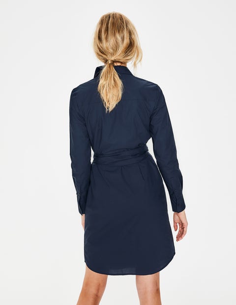 Modern Shirt Dress - Navy Modern Shirt Dress - Navy