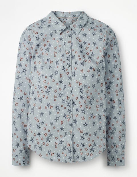 Modern Classic Shirt - Pebble Sketchy Stars Modern Classic Shirt - Pebble Sketchy Stars