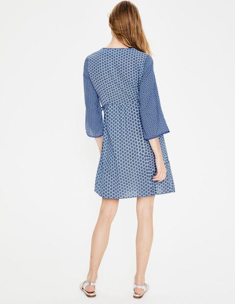 Sasha Kaftan - Fischreiherblau, Zinnie Sasha Kaftan - Fischreiherblau, Zinnie