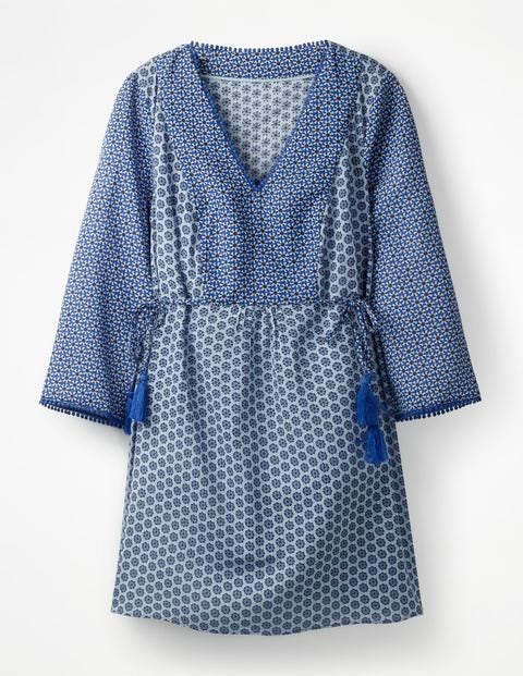 Sasha Kaftan - Fischreiherblau, Zinnie Sasha Kaftan - Fischreiherblau, Zinnie