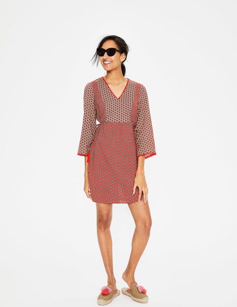 Sasha Kaftan - Red Pop Zinnia Sasha Kaftan - Red Pop Zinnia