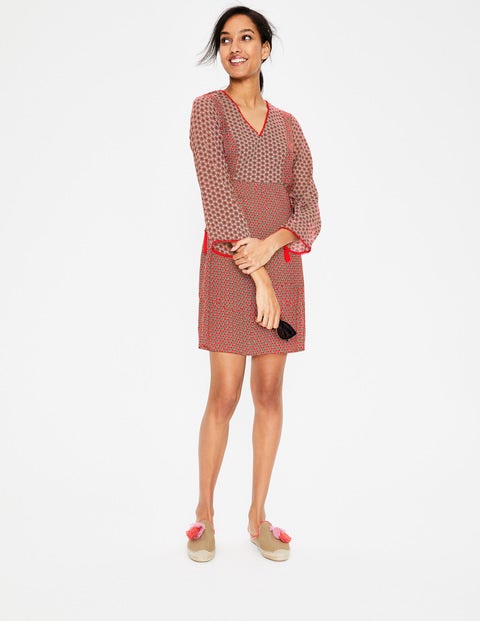 Sasha Kaftan - Red Pop Zinnia Sasha Kaftan - Red Pop Zinnia