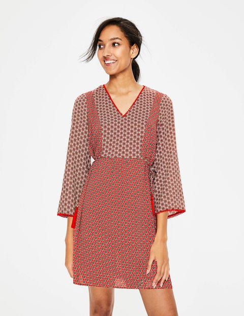 Sasha Kaftan - Red Pop Zinnia Sasha Kaftan - Red Pop Zinnia