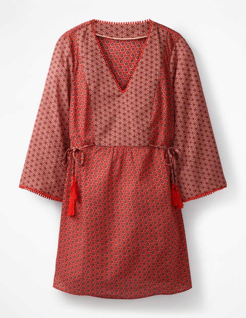 Sasha Kaftan - Red Pop Zinnia Sasha Kaftan - Red Pop Zinnia