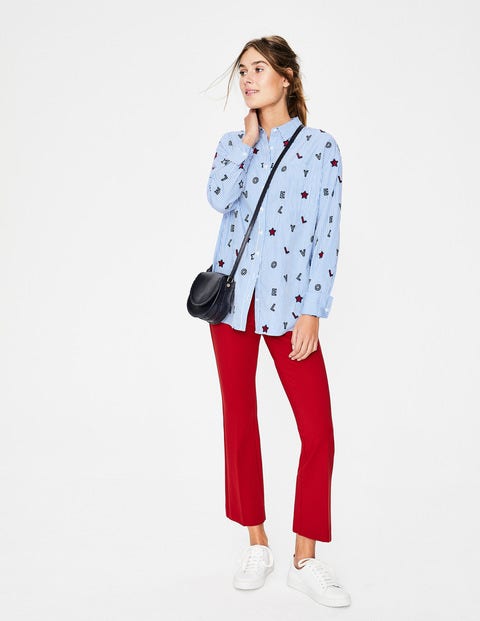 Maria Relaxed Shirt - Lovely Embroidery Maria Relaxed Shirt - Lovely Embroidery