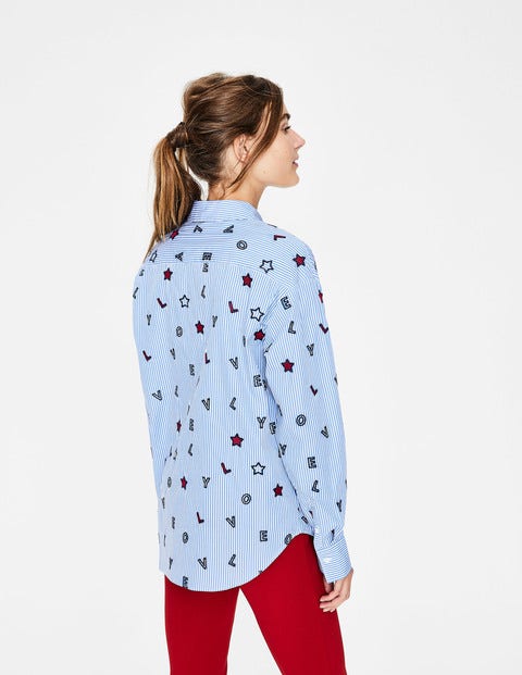 Maria Relaxed Shirt - Lovely Embroidery Maria Relaxed Shirt - Lovely Embroidery