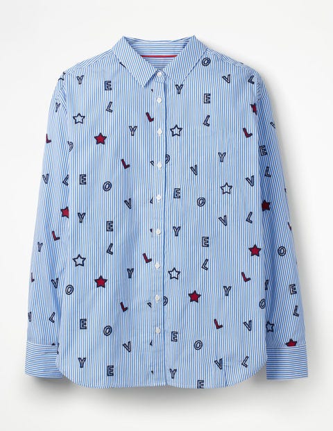 Maria Relaxed Shirt - Lovely Embroidery Maria Relaxed Shirt - Lovely Embroidery